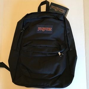 NWT Jansport Superbreak Backpack Black!